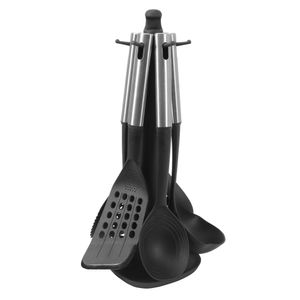 SET 6 UTENSILIOS CON BASE SILVER INDUSTRIAL ILKO