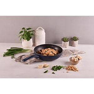 WOK 28CM GRANITO NAVY